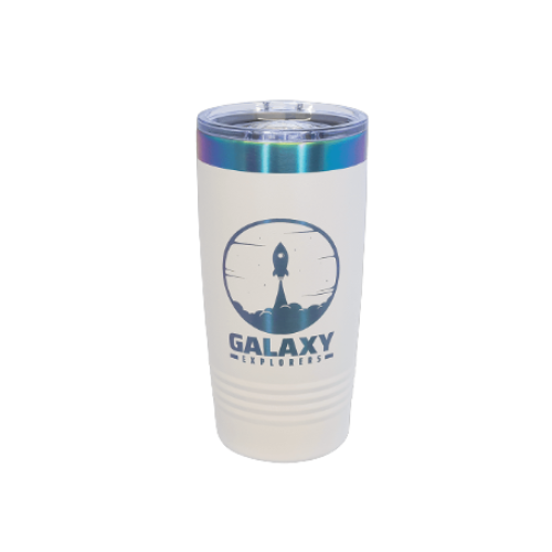 20oz Ringneck Tumbler White Prism