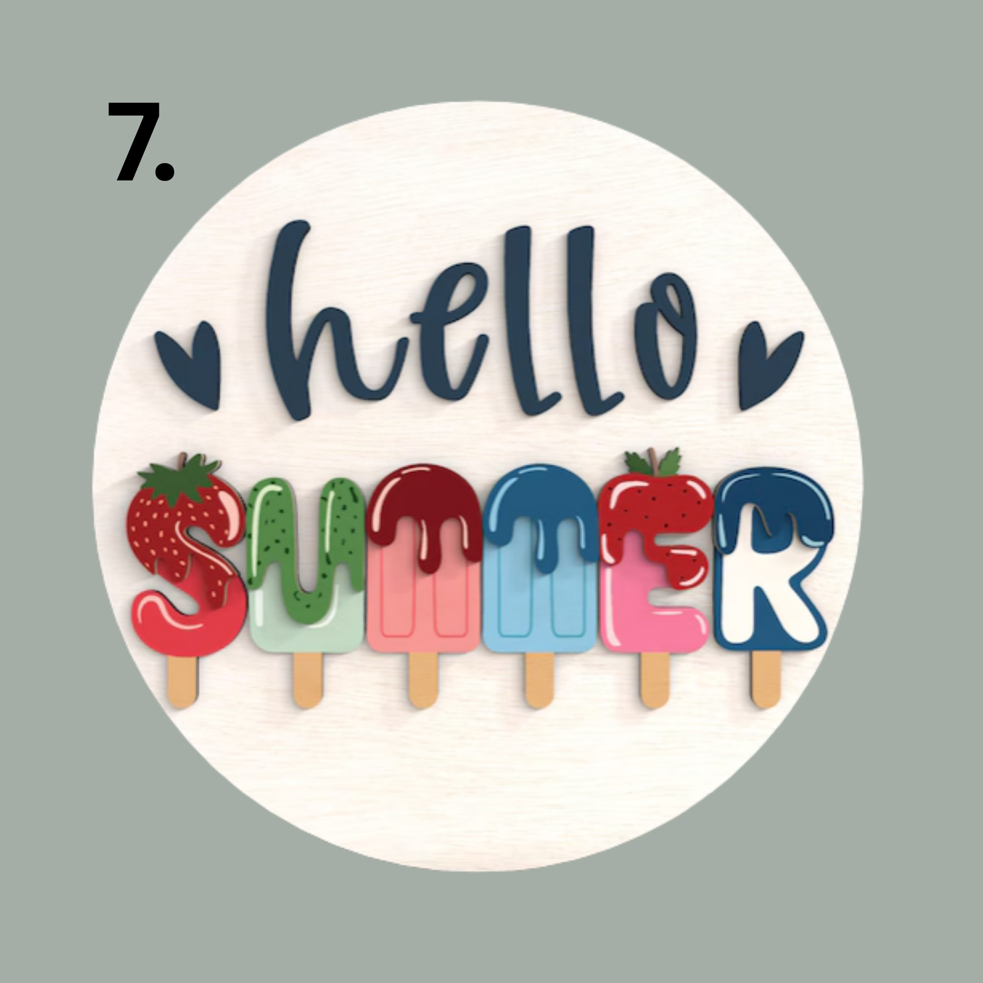 Summer DIY Door Hangers