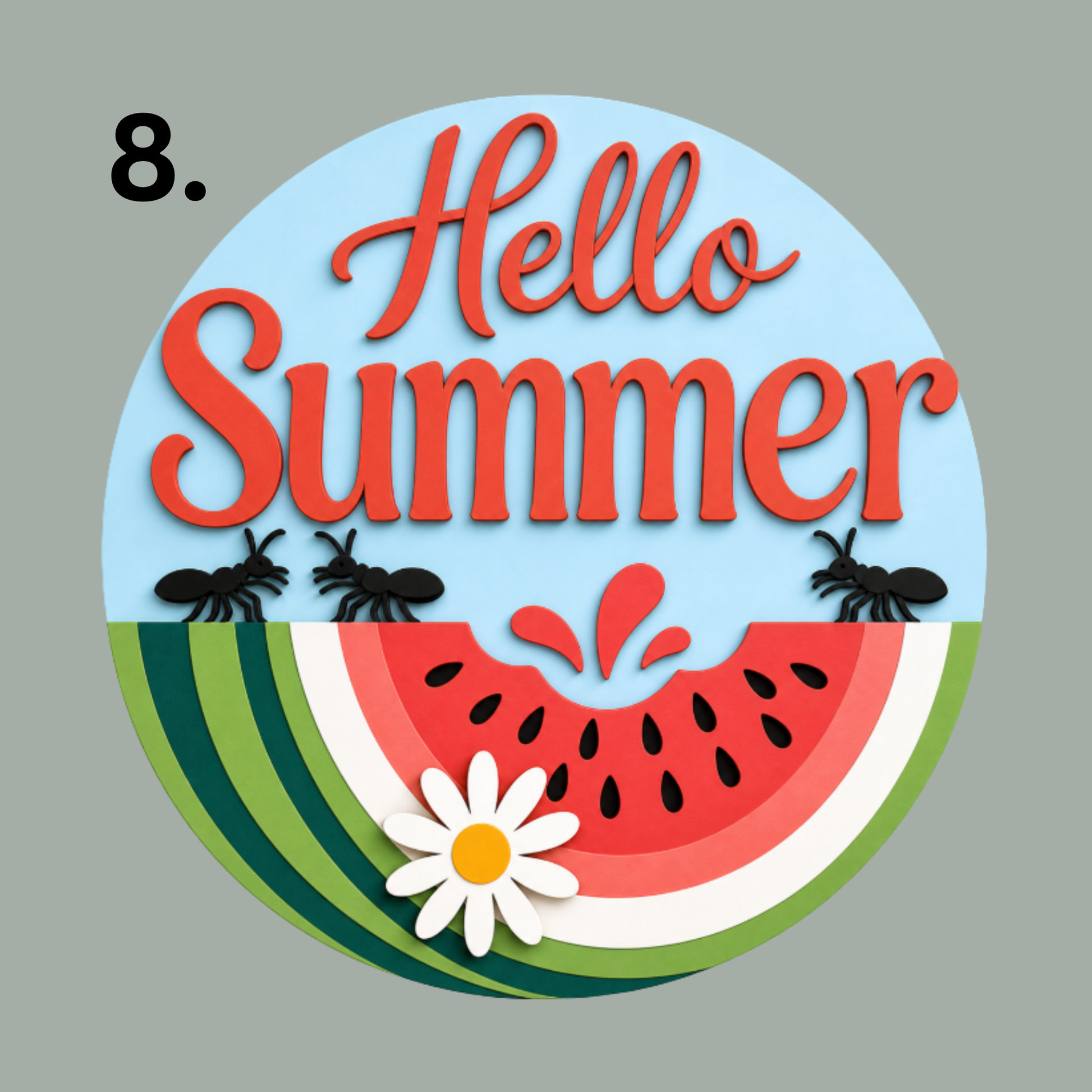Summer DIY Door Hangers