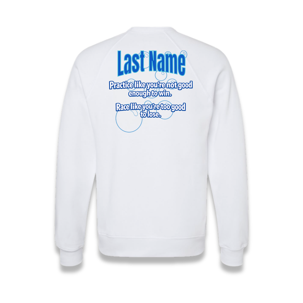 BELLA + CANVAS Unisex Sponge Fleece Raglan Crewneck Sweatshirt - 3901