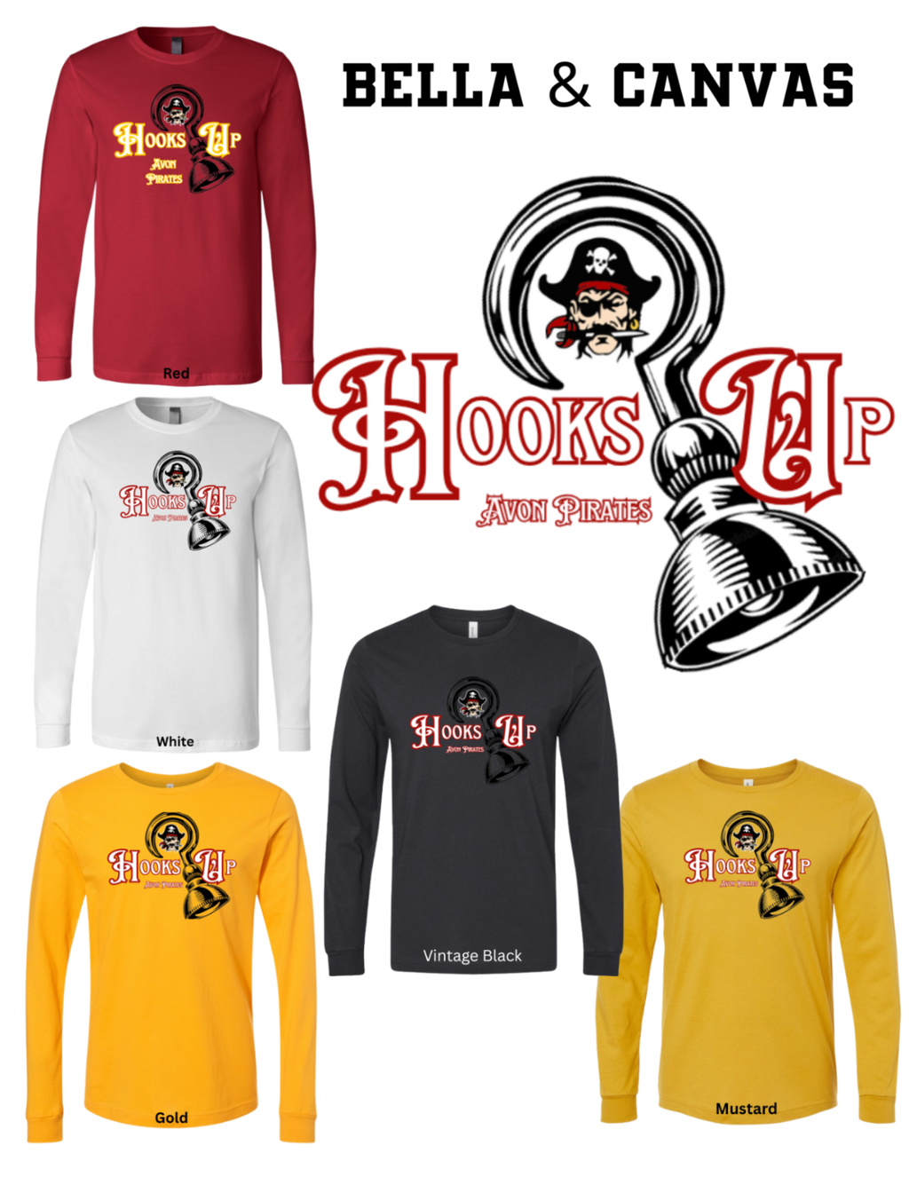 Hooks Up (Bella & Canvas)