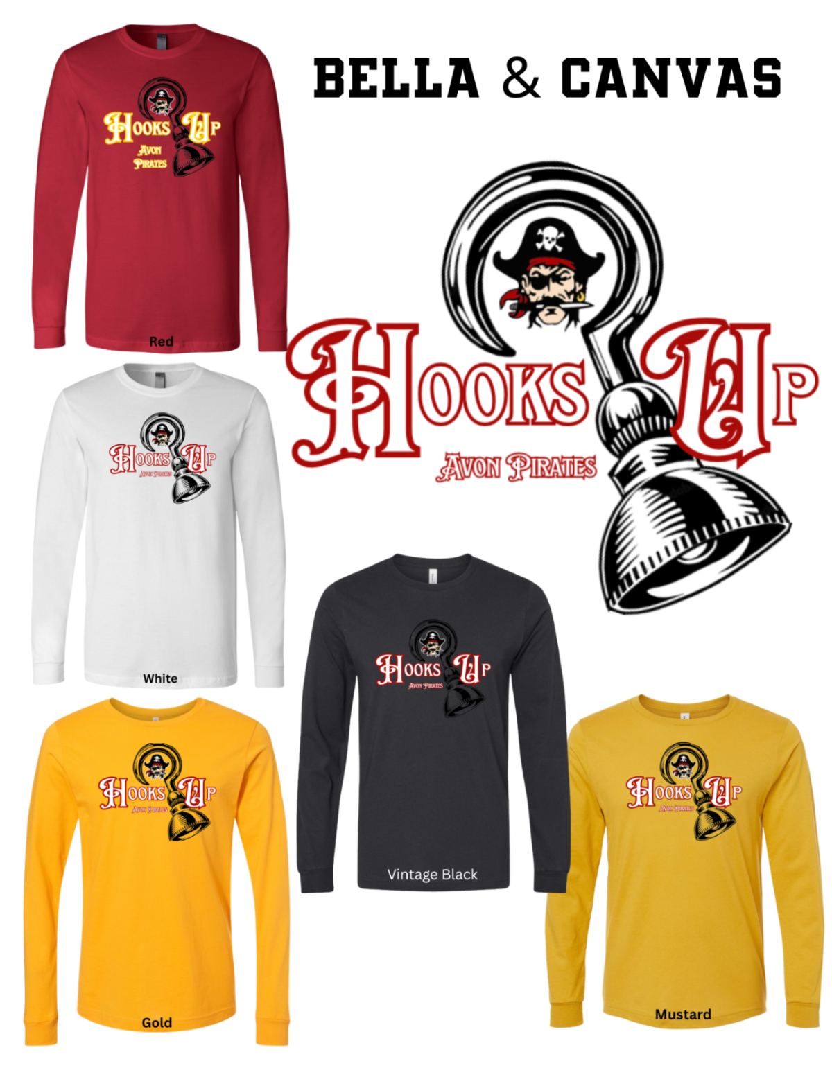 Hooks Up (Bella & Canvas)