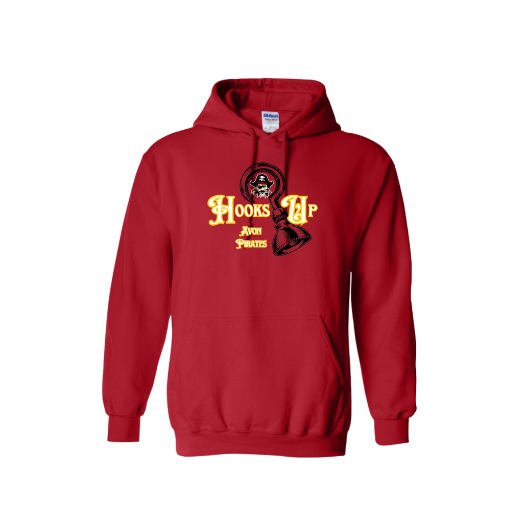 Hooks Up • Avon Pirates • Gildan Unisex Heavy Blend™ Hoodie