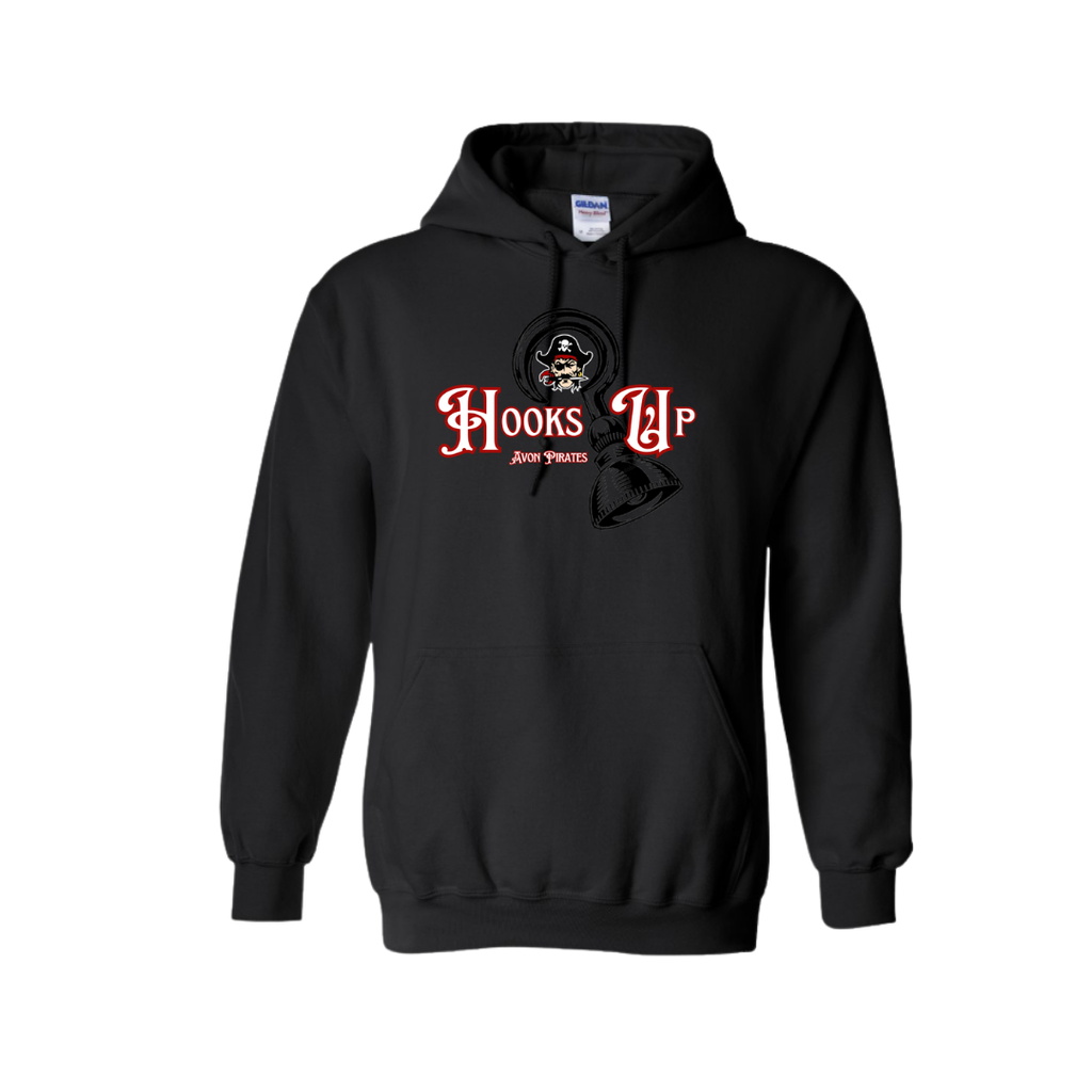 Hooks Up • Avon Pirates • Gildan Unisex Heavy Blend™ Hoodie